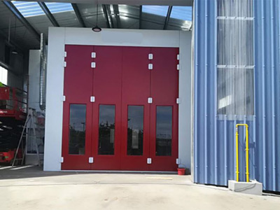 Cabina de pintura para camiones en Mauricio